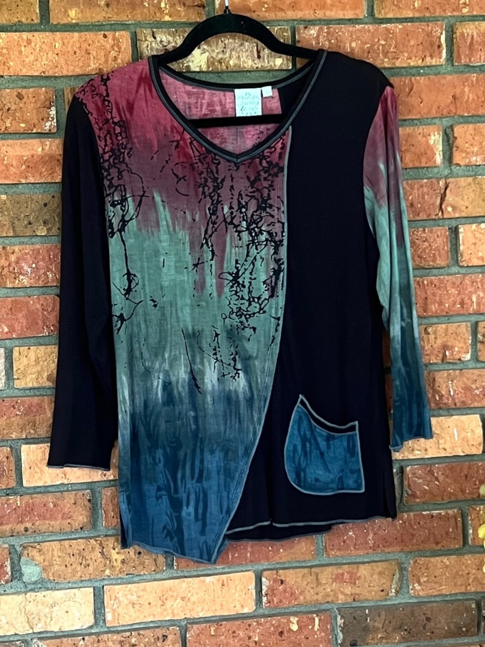 Cut and Sew Fairy Grunge Long Sleeved Top